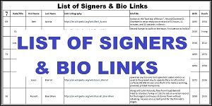 Link to List of Signers PDF