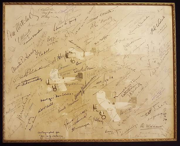 Image of photo with signatures - links to larger image of the same